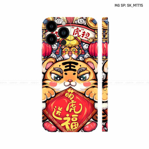 Dán Skin IPhone 13 Series Hình Mèo Thần Tài | SK_MTT15