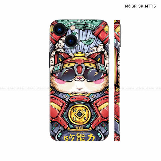 Dán Skin IPhone 14 Series Hình Mèo Thần Tài | D_MTT16
