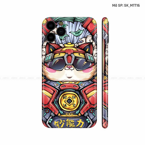 Dán Skin IPhone 11 Series Hình Mèo Thần Tài | D_MTT16