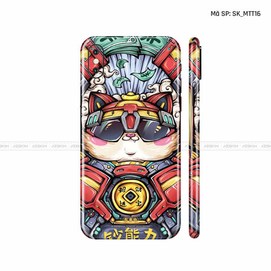 Dán Skin IPhone X Series Hình Mèo Thần Tài | D_MTT16