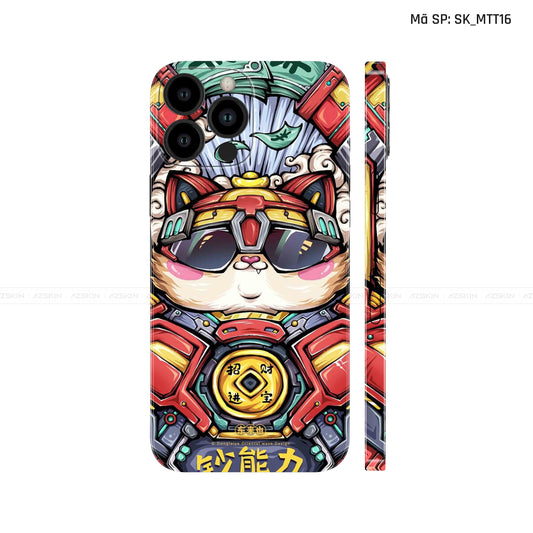 Dán Skin IPhone 14 Series Hình Mèo Thần Tài | D_MTT16