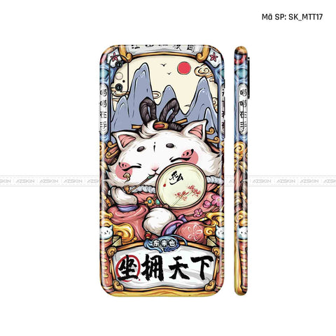 Dán Skin IPhone X Series Hình Mèo Thần Tài | D_MTT17