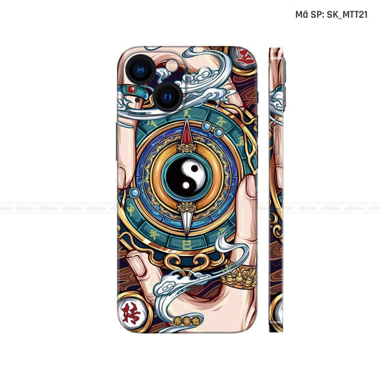 Dán Skin IPhone 14 Series Hình Mèo Thần Tài | D_MTT21