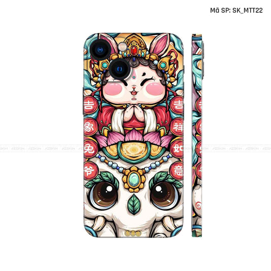 Dán Skin IPhone 14 Series Hình Mèo Thần Tài | D_MTT22