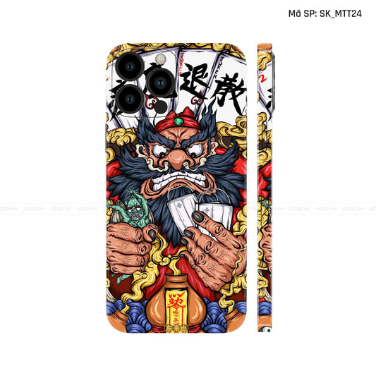 Dán Skin IPhone 12 Series Hình Mèo Thần Tài | SK_MTT24