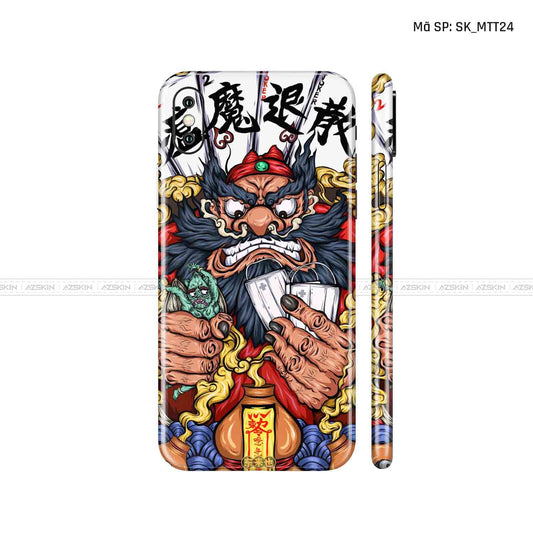 Dán Skin IPhone X Series Hình Mèo Thần Tài | D_MTT24