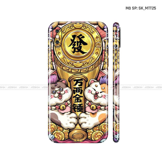 Dán Skin IPhone X Series Hình Mèo Thần Tài | D_MTT25