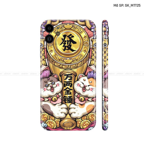 Dán Skin IPhone 11 Series Hình Mèo Thần Tài | D_MTT25