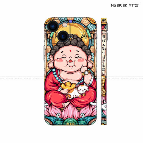 Dán Skin IPhone 14 Series Hình Mèo Thần Tài | D_MTT27