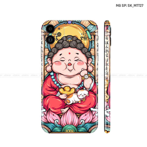 Dán Skin IPhone 11 Series Hình Mèo Thần Tài | D_MTT27