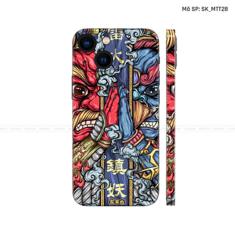 Dán Skin IPhone 13 Series Hình Mèo Thần Tài | SK_MTT28