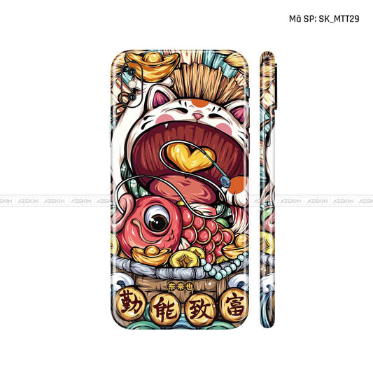 Dán Skin IPhone X Series Hình Mèo Thần Tài | D_MTT29