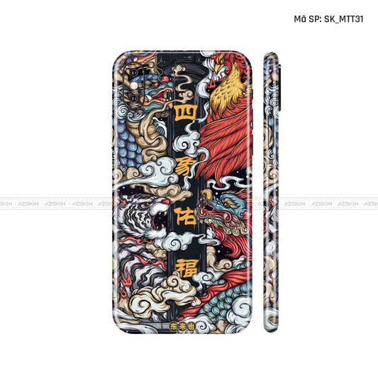 Dán Skin IPhone X Series Hình Mèo Thần Tài | D_MTT31