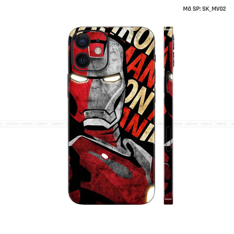 Dán Skin IPhone 12 Series Hình Ironman | SK_MV02