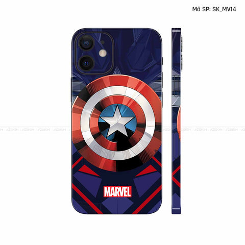 Dán Skin IPhone 12 Series Hình Captian American | SK_MV14