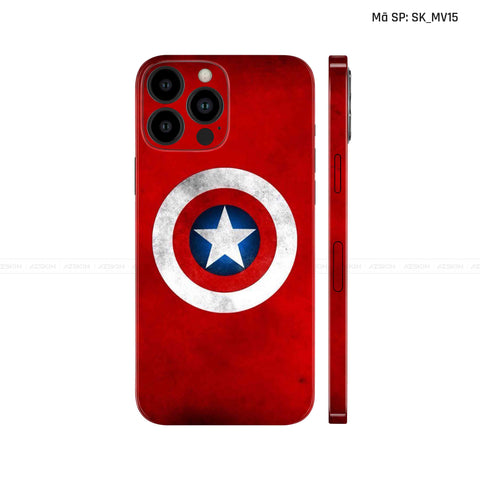 Dán Skin IPhone 12 Series Hình Captian American | SK_MV15