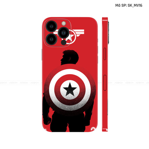 Dán Skin IPhone 12 Series Hình Captian American | SK_MV16