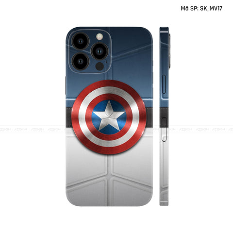 Dán Skin IPhone 12 Series Hình Captian American | SK_MV17