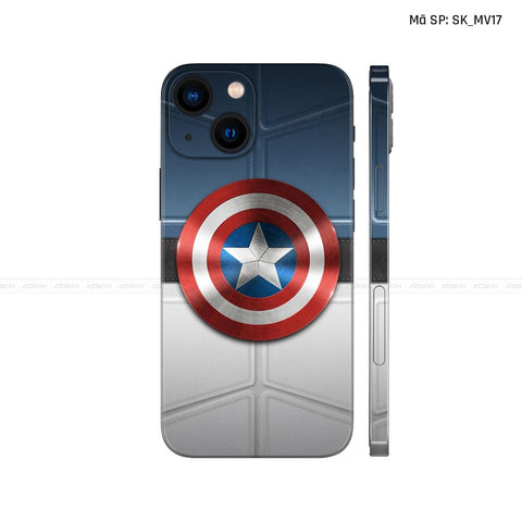 Dán Skin IPhone 13 Series Hình Captian American | SK_MV17