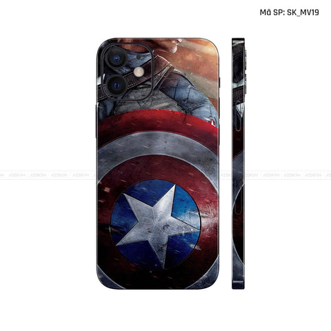 Dán Skin IPhone 12 Series Hình Captian American | SK_MV19