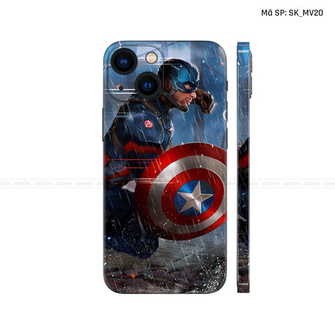 Dán Skin IPhone 13 Series Hình Captian American | SK_MV20