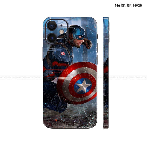 Dán Skin IPhone 12 Series Hình Captian American | SK_MV20