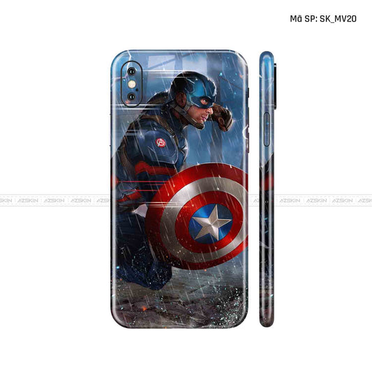 Dán Skin IPhone X Series Hình Marvel | D_MV20