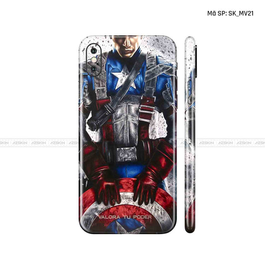 Dán Skin IPhone X Series Hình Marvel | D_MV21