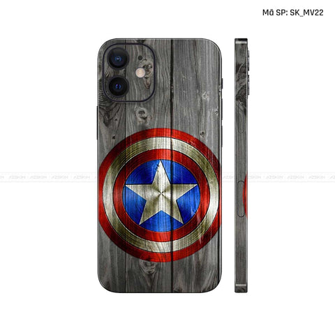 Dán Skin IPhone 12 Series Hình Captian American | SK_MV22