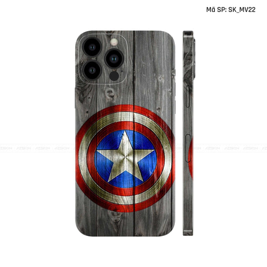Dán Skin IPhone 12 Series Hình Captian American | SK_MV22