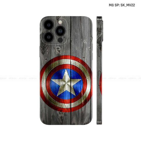 Dán Skin IPhone 12 Series Hình Captian American | SK_MV22