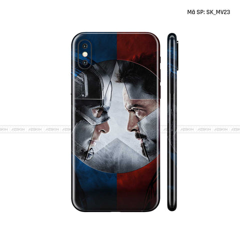 Dán Skin IPhone X Series Hình Marvel | D_MV23