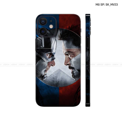 Dán Skin IPhone 12 Series Hình Captian American | SK_MV23