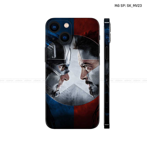 Dán Skin IPhone 13 Series Hình Captian American | SK_MV23