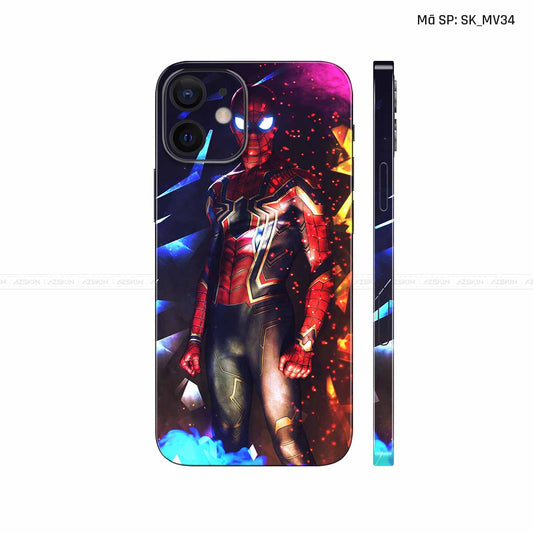 Dán Skin IPhone 12 Series Hình Spiderman | SK_MV34