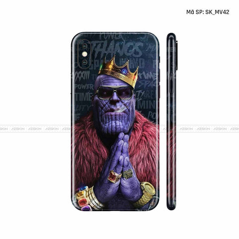 Dán Skin IPhone X Series Hình Marvel | D_MV42