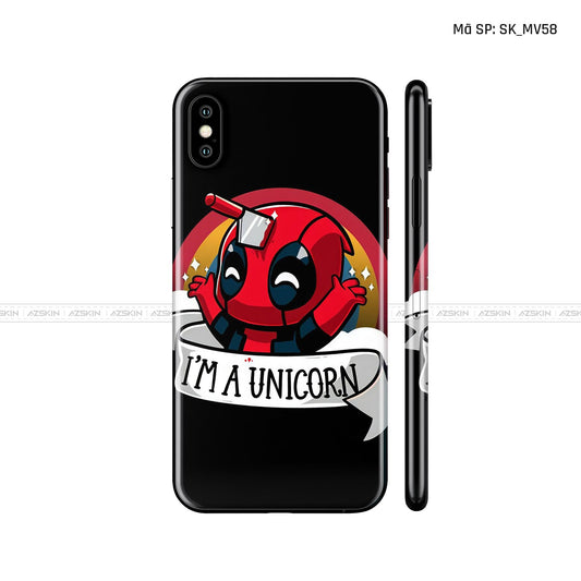 Dán Skin IPhone X Series Hình Marvel | D_MV58