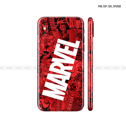Dán Skin IPhone X Series Hình Marvel | D_MV68