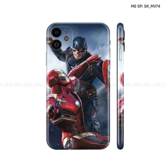 Dán Skin IPhone 11 Series Hình Marvel | D_MV74
