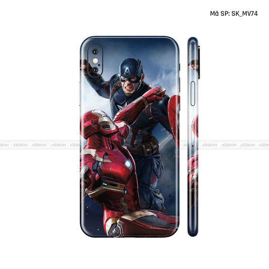 Dán Skin IPhone X Series Hình Marvel | D_MV74