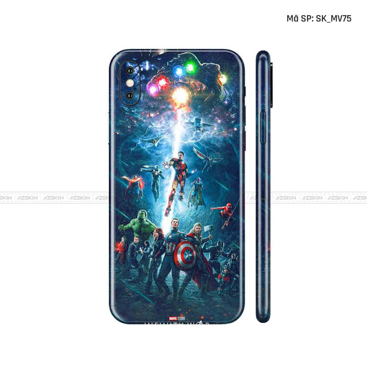 Dán Skin IPhone X Series Hình Marvel | D_MV75
