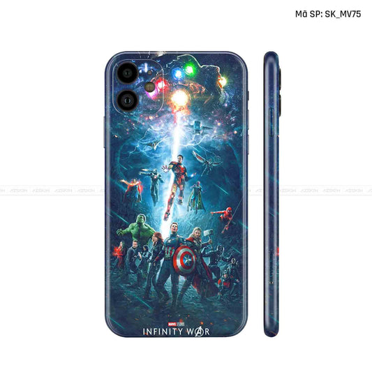 Dán Skin IPhone 11 Series Hình Marvel | D_MV75