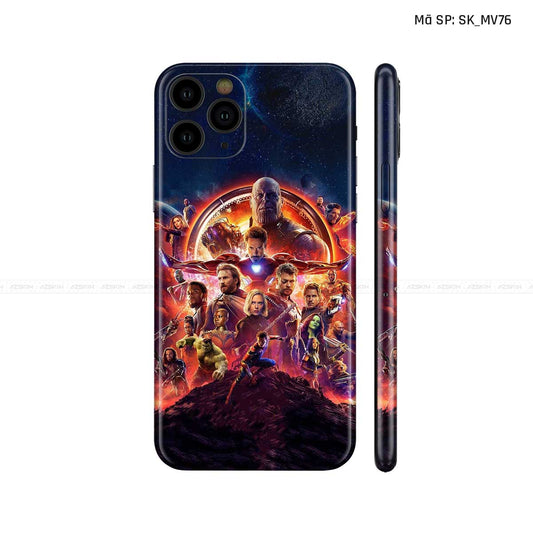 Dán Skin IPhone 11 Series Hình Marvel | D_MV76