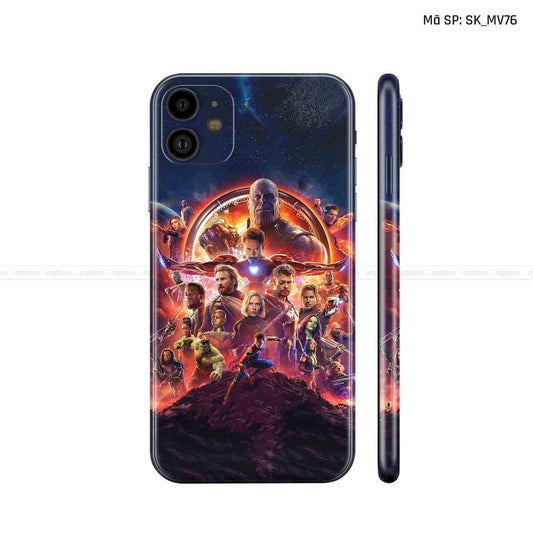 Dán Skin IPhone 11 Series Hình Marvel | D_MV76