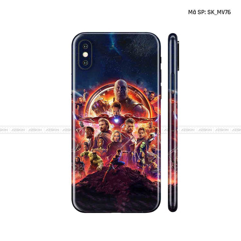 Dán Skin IPhone X Series Hình Marvel | D_MV76