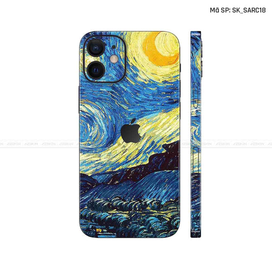 Dán Skin IPhone 12 Series Hình Nghệ Thuật Arcryli | SK_SARC18