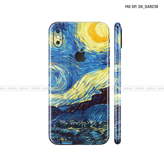 Dán Skin IPhone X Series Hình Nghệ Thuật Arcrylic | D_ARC18