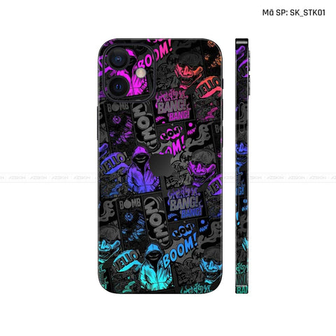 Dán Skin IPhone 12 Series Hình Sticker | SK_STK01