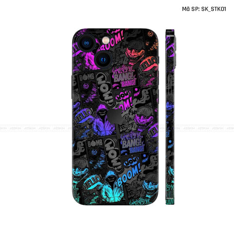 Dán Skin IPhone 13 Series Hình Sticker | SK_STK01