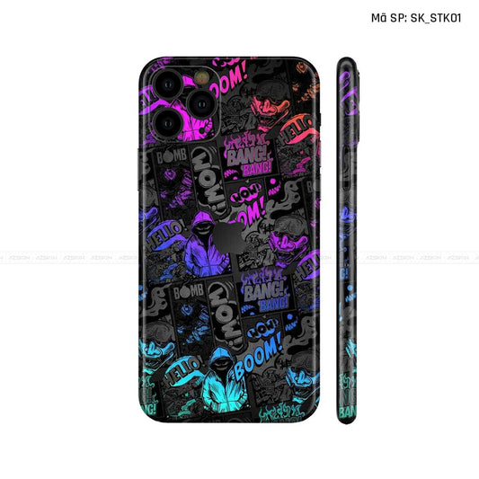 Dán Skin IPhone 11 Series Hình Sticker | D_STK01
